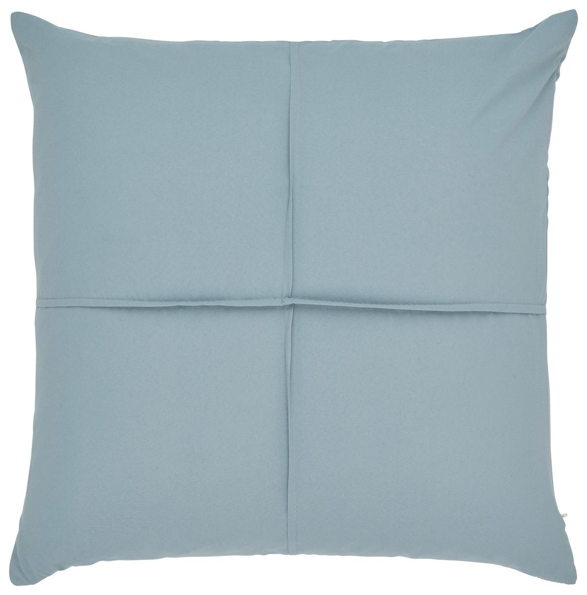 Zierkissen Natalia 45x45 cm Polyester Blau mit Zipp - Blau, MODERN, Textil (45/45cm) - Luca Bessoni
