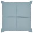 Zierkissen Natalia 45x45 cm Polyester Blau mit Zipp - Blau, MODERN, Textil (45/45cm) - Luca Bessoni