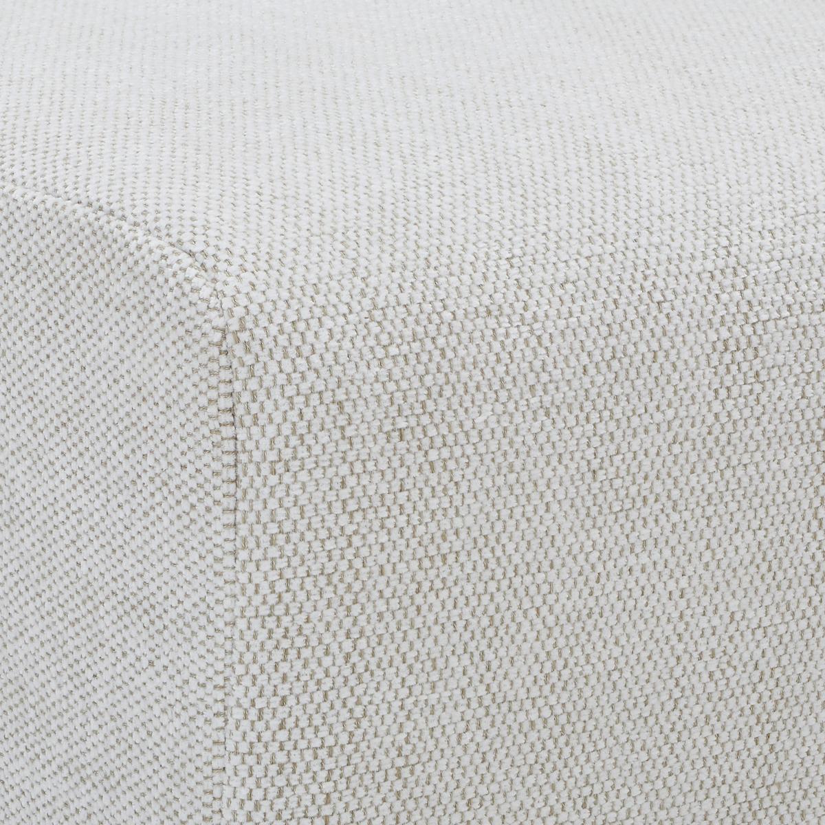 Hocker Vouge Beige  B: 101 Cm - Beige/Buchefarben, KONVENTIONELL, Textil (101/44/92cm) - Livetastic
