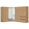 Eckkleiderschrank Costa Eiche Artisan Dekor - Eiche Artisan, MODERN, Holzwerkstoff (208/197/298cm) - Rauch Möbel