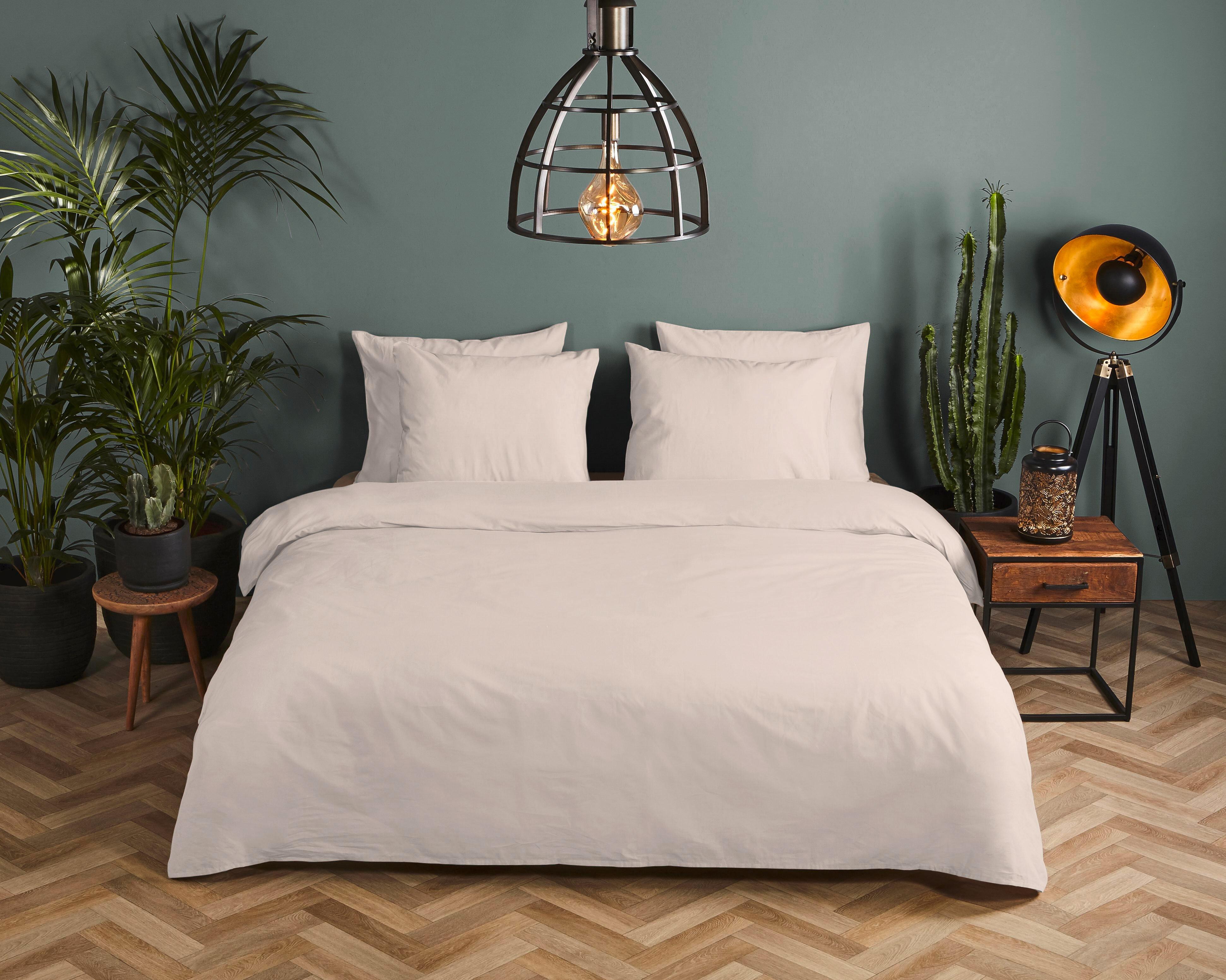 Bettwäsche Beige 135x200 Cm - Beige, Basics, Textil (135/200cm)