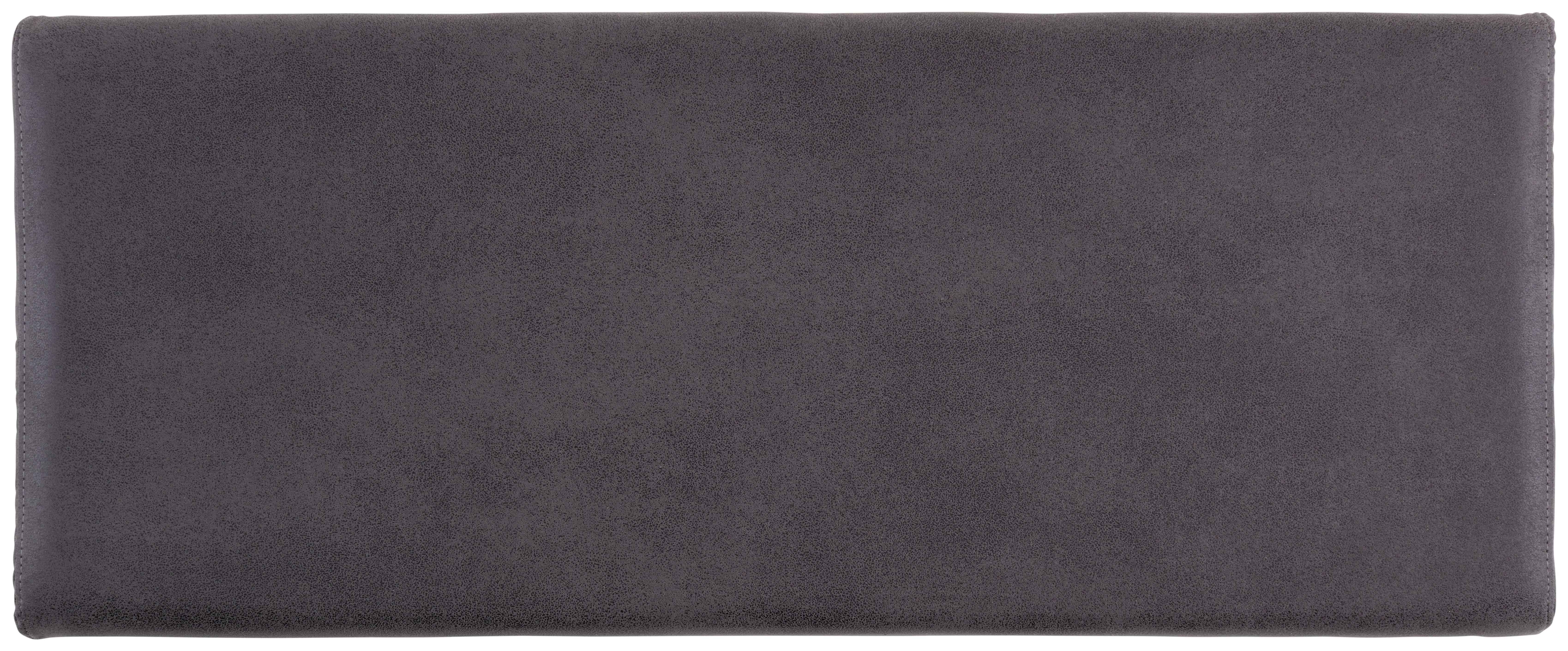 Sitzkissen für Garderobenbank Alassio Grau 85x35 cm - Grau, MODERN, Kunststoff/Textil (85/5/34,6cm)