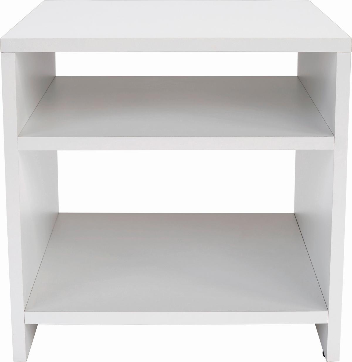 ODKLÁDACÍ STOLEK LUCA LCT01 - bílá, Moderní, kompozitní dřevo (40/40/37cm)