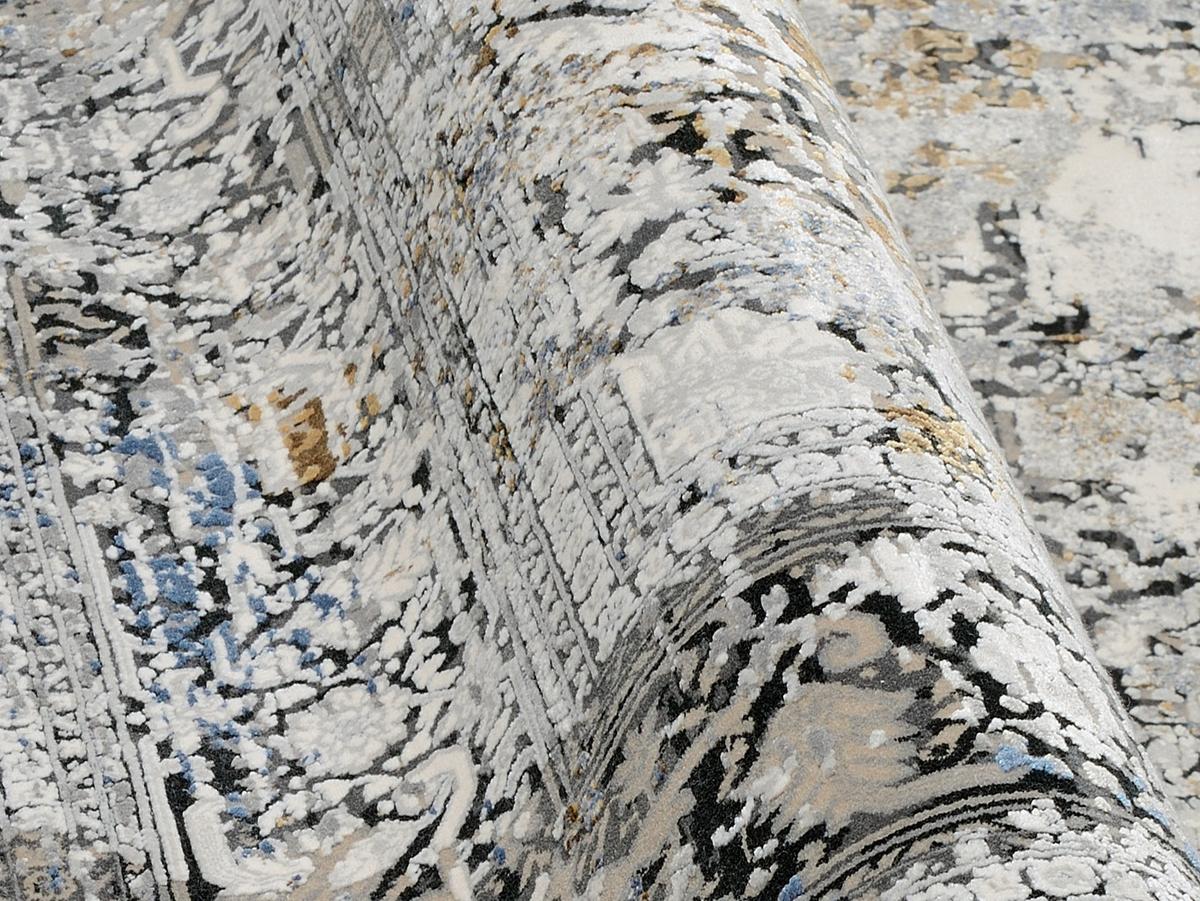 Webteppich Grau/multicolor Le Mans 67x130 Cm - Multicolor/Grau, Design, Textil (67/130cm) - Dieter Knoll