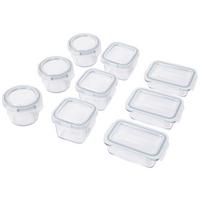 Frischhaltedose Paria - Graublau/Transparent, Basics, Glas/Kunststoff - Luca Bessoni