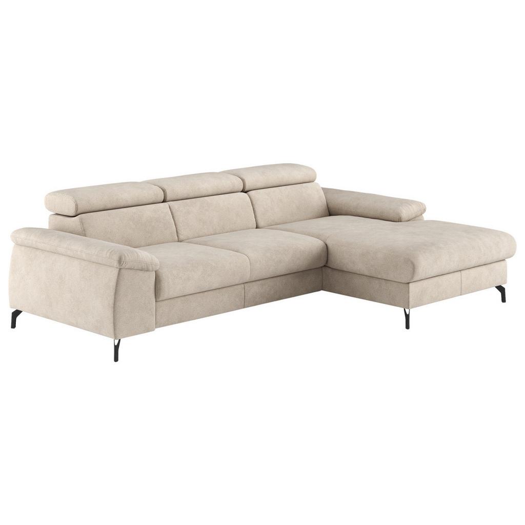 Ecksofa mit Schlaffunktion + Bettaksten Kitty 244x166 cm