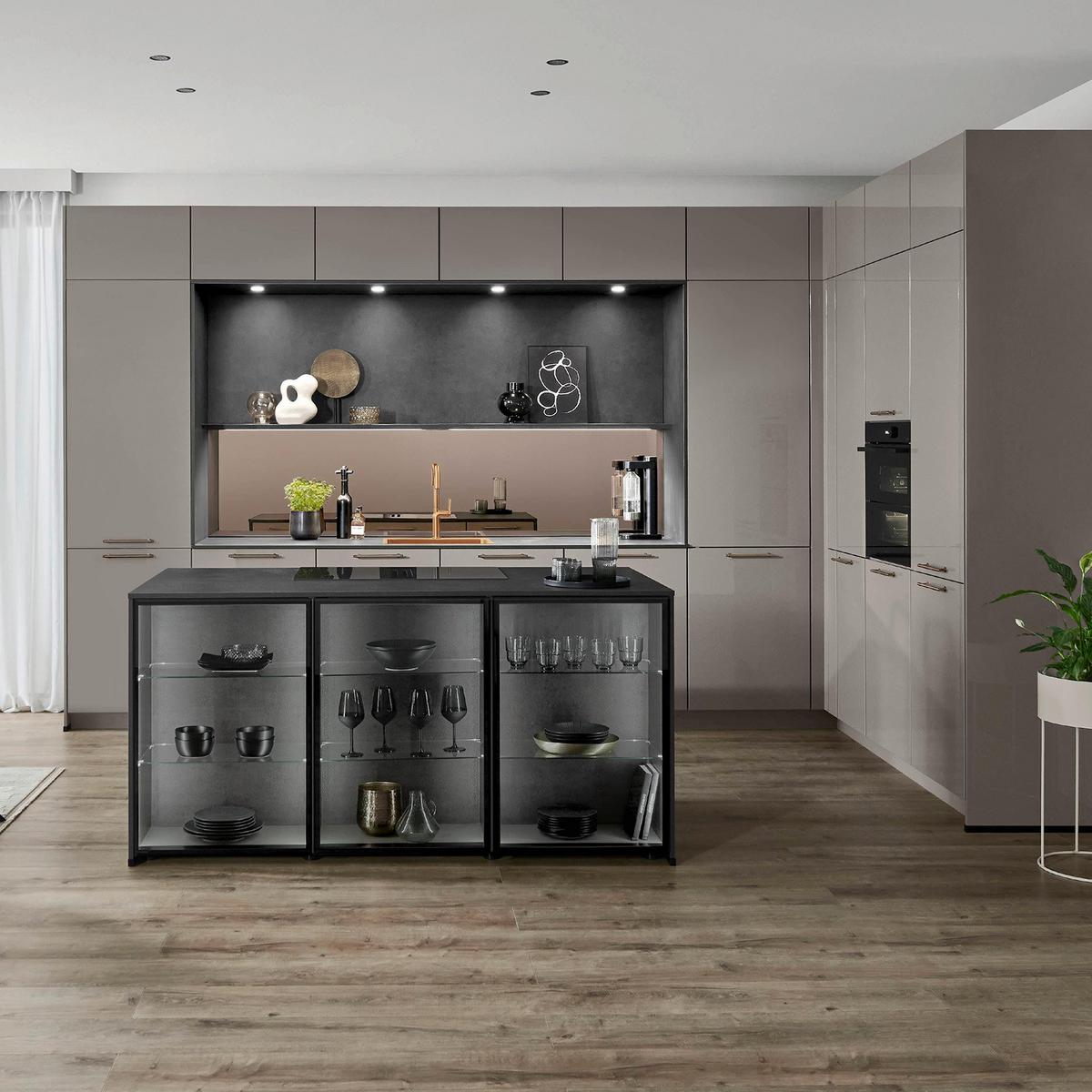 Einbauküche Eastbourne Frei Planbar Modernes Design - MODERN, Holzwerkstoff - Vertico