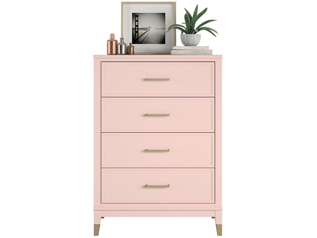 Kommode Westerleigh Rosa 76 Cm - Rosa, Design, Holz/Holzwerkstoff (76/106/50cm) - MID.YOU