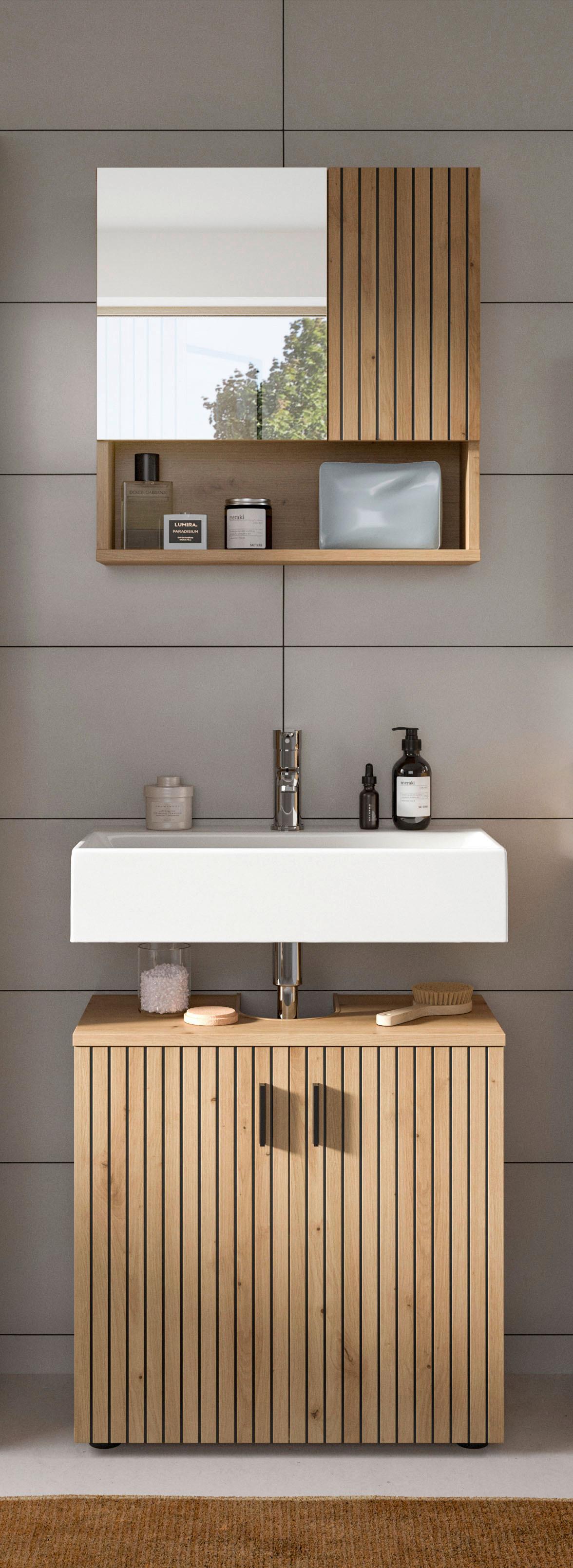 BADEZIMMER Eiche Artisan B: 60cm - Eiche Artisan, Basics, Holzwerkstoff (60cm) - MID.YOU