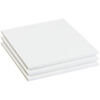 Einlegeboden 3er-set Für Schrank Schmal 53,5x50 Cm - Weiß, KONVENTIONELL, Holzwerkstoff (53,5/2,2/50cm)