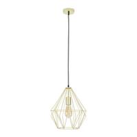 Závesná lampa Skelleton 30/110 cm, 60 Watt - zlatá, kov (30/110cm) - Modern Living