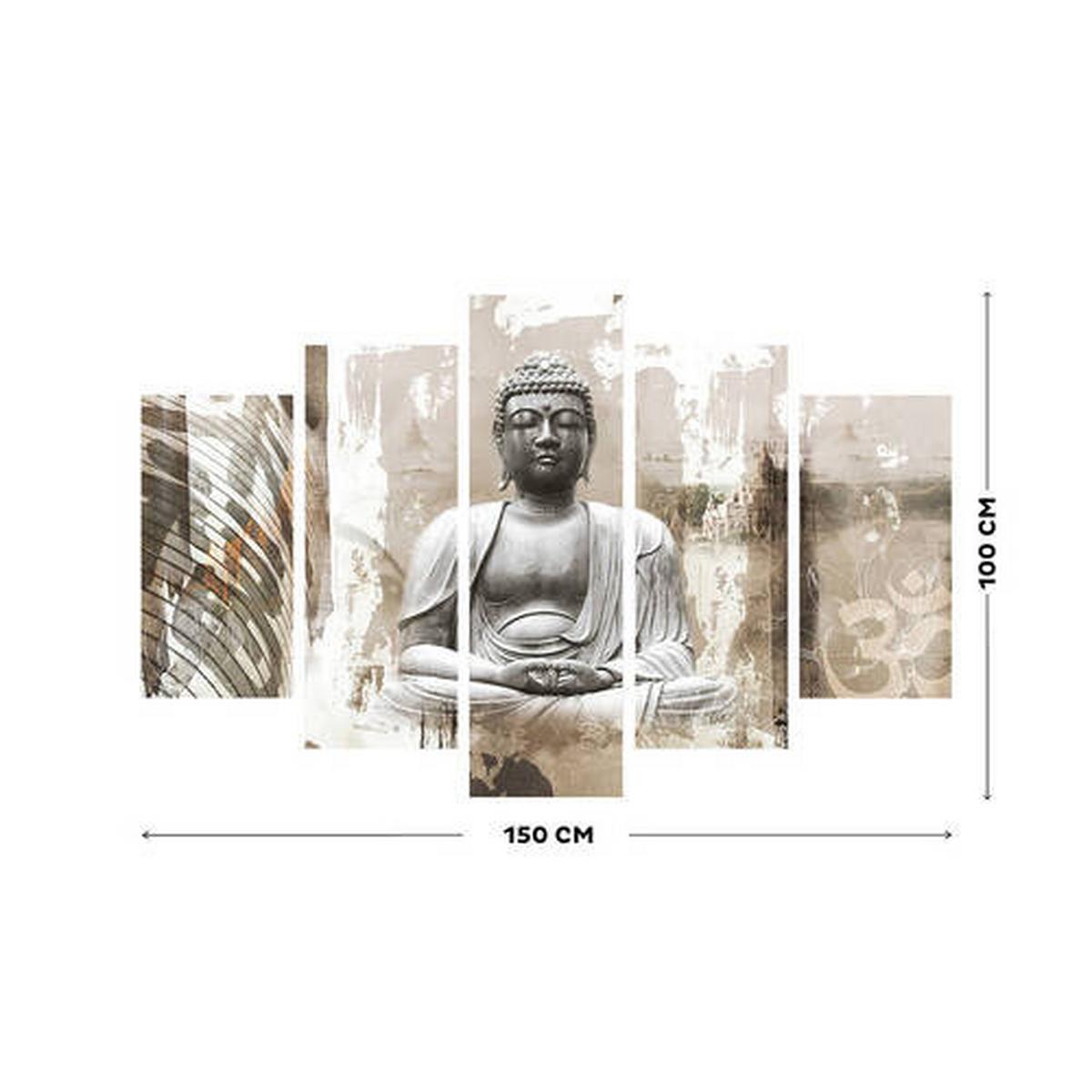 Leinwandbild 119215 - Beige, Basics, Wellpappe/Textil (150/100cm)