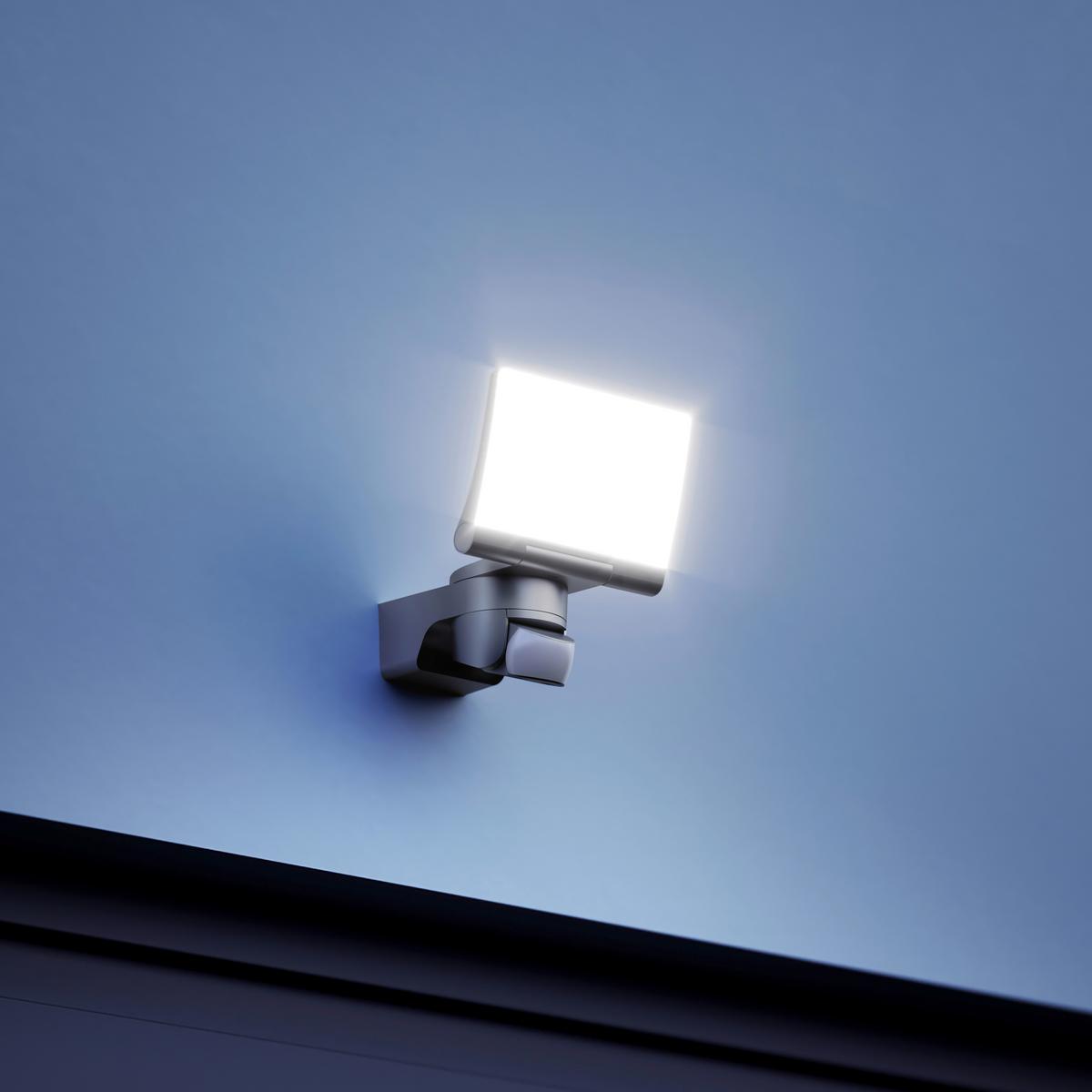 Led-strahler Home 1-flammig Verstellbar L: 16,1 Cm - Graphitfarben, Basics, Kunststoff (16,1/18/21,8cm) - Steinel