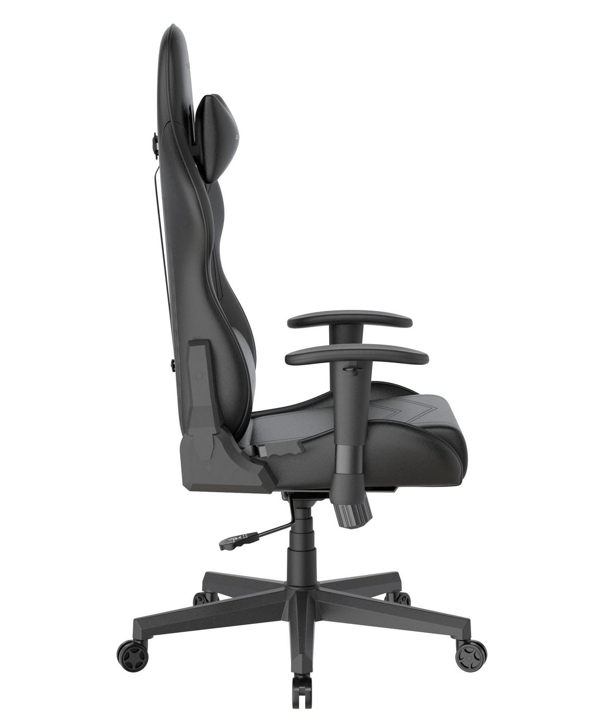 Gamingstuhl Prince Schwarz B: 70cm - Schwarz, KONVENTIONELL, Kunststoff/Textil (70/132/70cm) - Dxracer