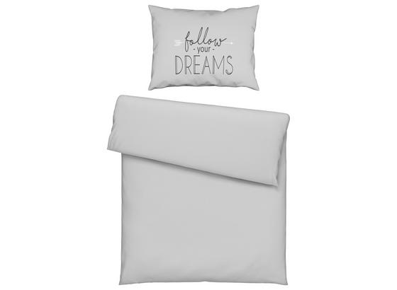 Povlečení Follow Dreams -ext- - světle šedá, Moderní, textil (140/200cm) - Mömax modern living Povlečení Follow Dreams -ext- - světle šedá, Moderní, textil (140/200cm) - Mömax modern living