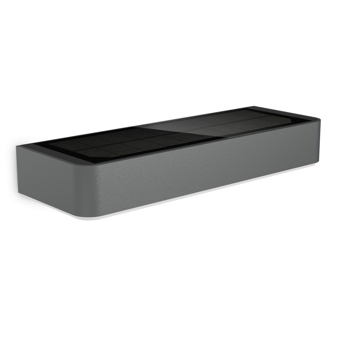 Solarleuchte Außenleuchte Xsolar Sol-O - Anthrazit, Basics, Kunststoff/Metall (9,1/24,2/3,8cm) - Steinel