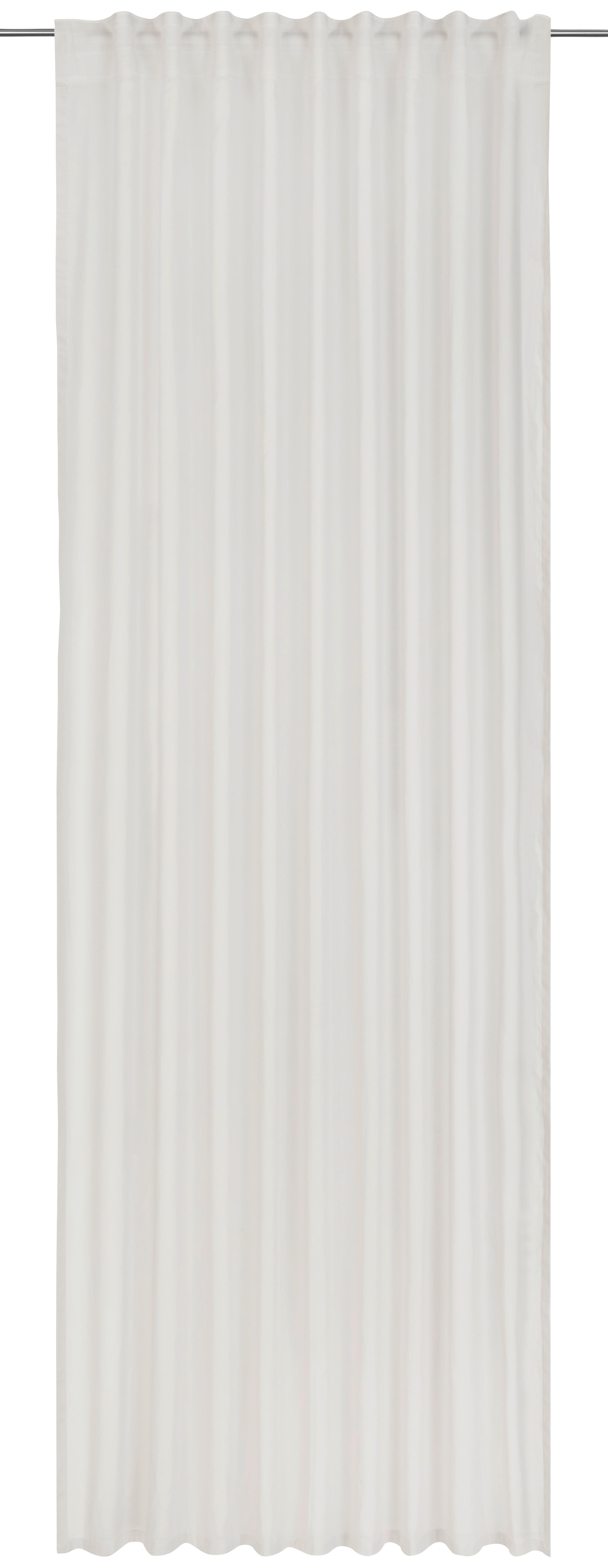 Hotový závěs Bio-Helene, 140/255cm, bílá - přírodní barvy, Moderní, textil (140/255cm) - ecoTree