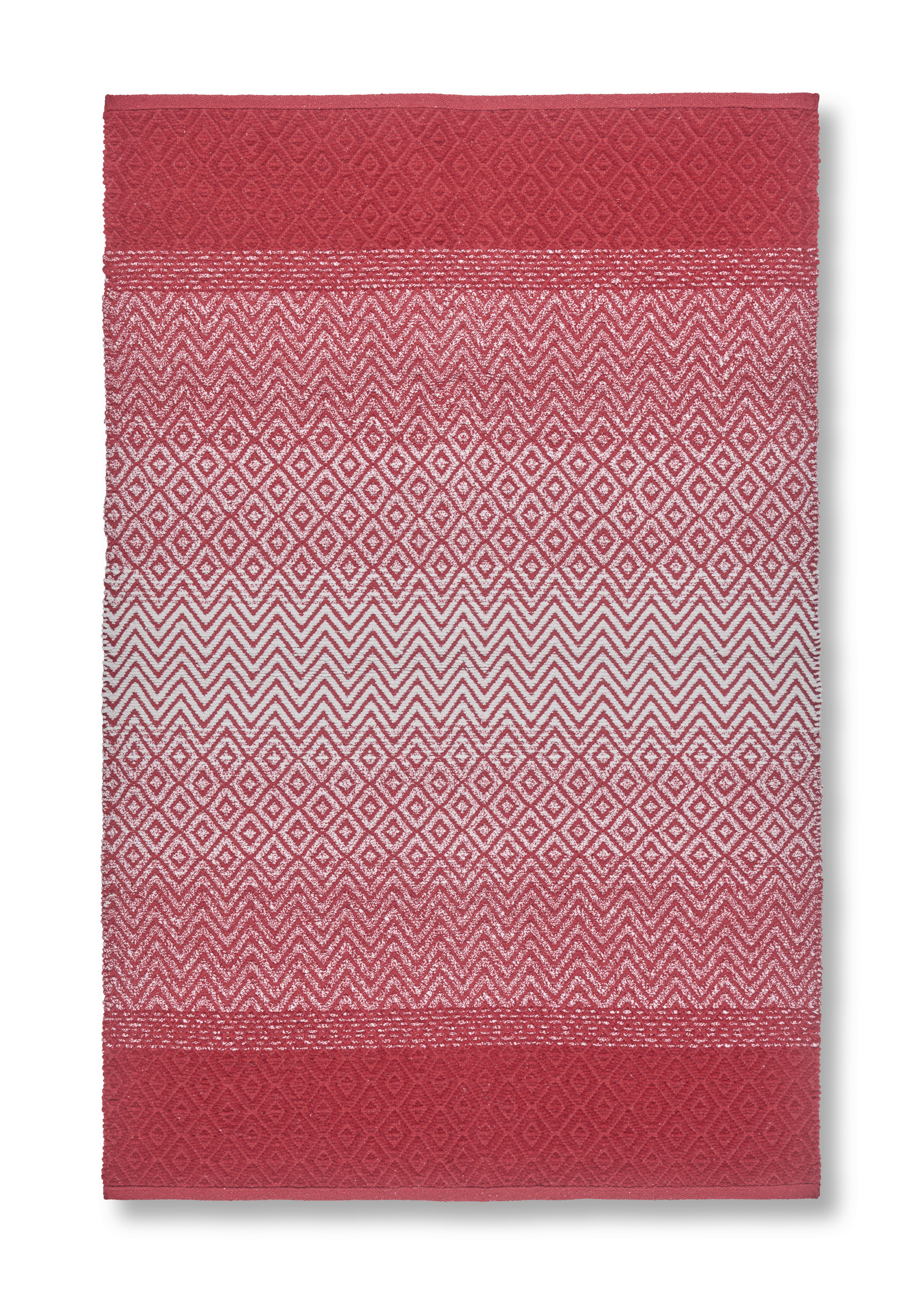 Tkaný Koberec Malta 2, 100/150cm, Červená - červená, Basics, textil (100/150cm) - Modern Living