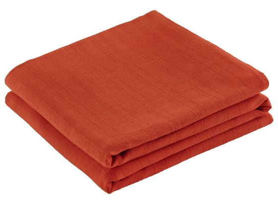 Přehoz Solid One -ext- - oranžová, textil (240/210cm) - Based Přehoz Solid One -ext- - oranžová, textil (240/210cm) - Based