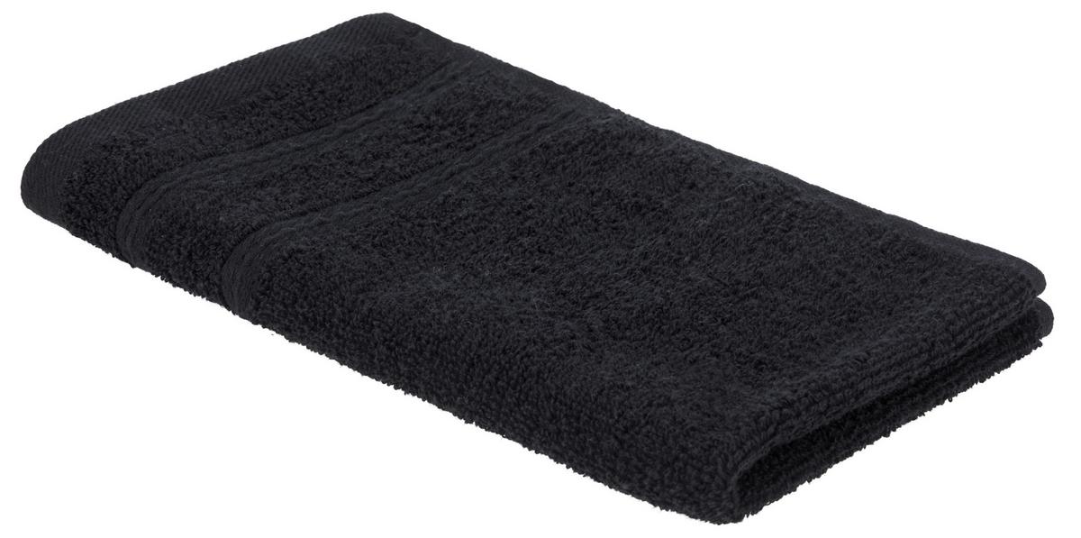 RUČNÍK PRO HOSTY Melanie, 30/50cm, černá - černá, textil (30/50cm) - Modern Living