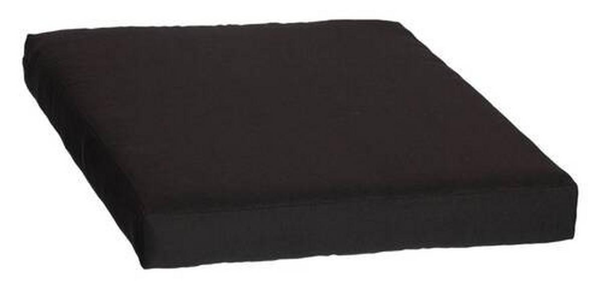 Lounge-Sitzkissen Outdoor 60x80 cm Anthrazit - Anthrazit, Basics, Textil (60/80/8cm) - Gardenson