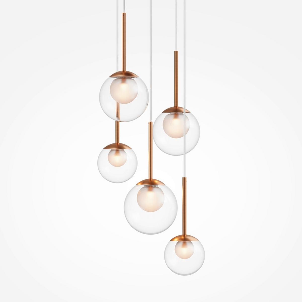 Pendelleuchte Basic Form - Goldfarben, MODERN, Metall (45/64,1cm) - MAYTONI