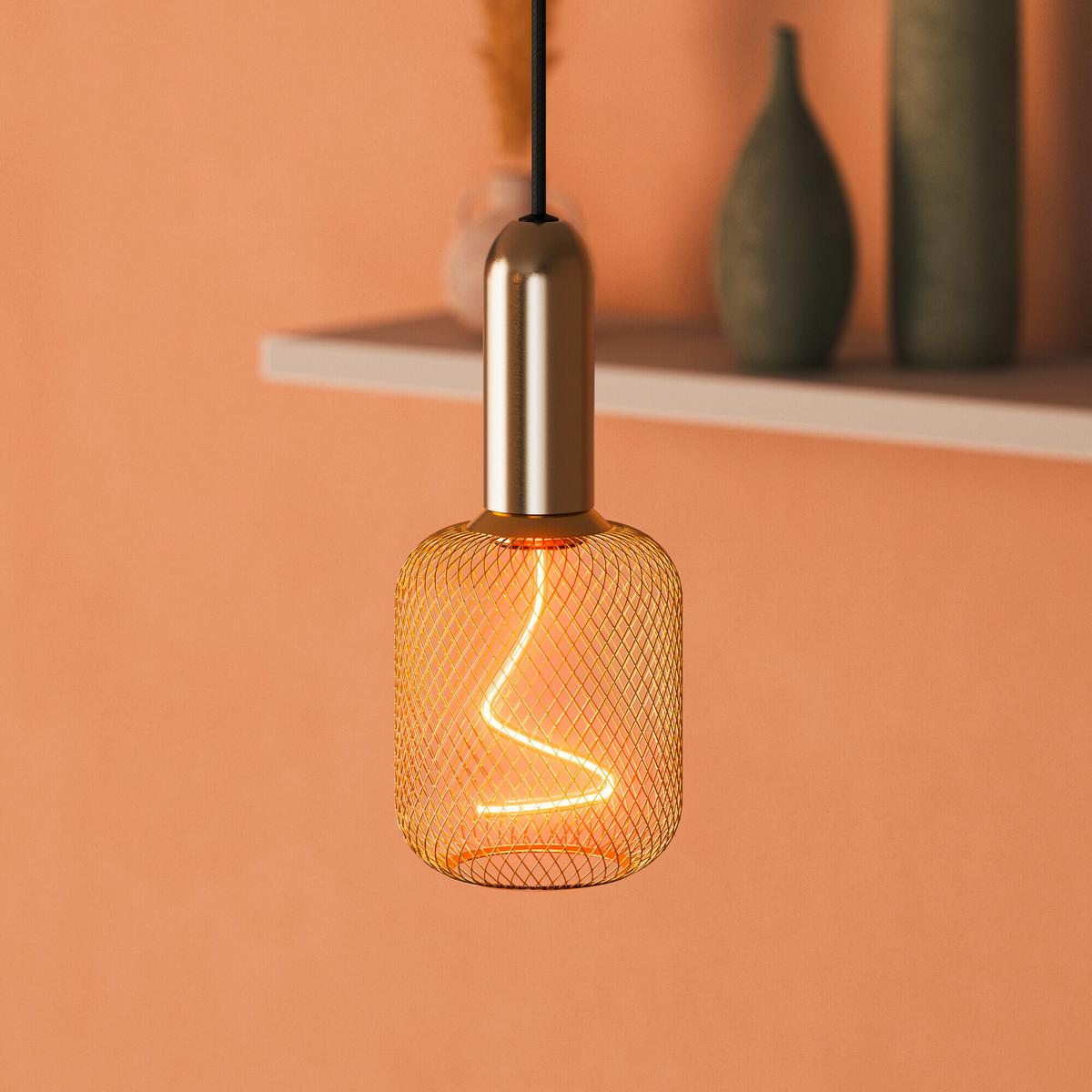 Led-filament-leuchtmittel E27, 1800k - Goldfarben, KONVENTIONELL, Metall (10/16,2cm) - Osram