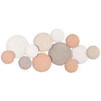 DEKORACE NA ZEĎ LEANA - bílá/pink, Moderní, kov (127/56/7,5cm) - Mömax