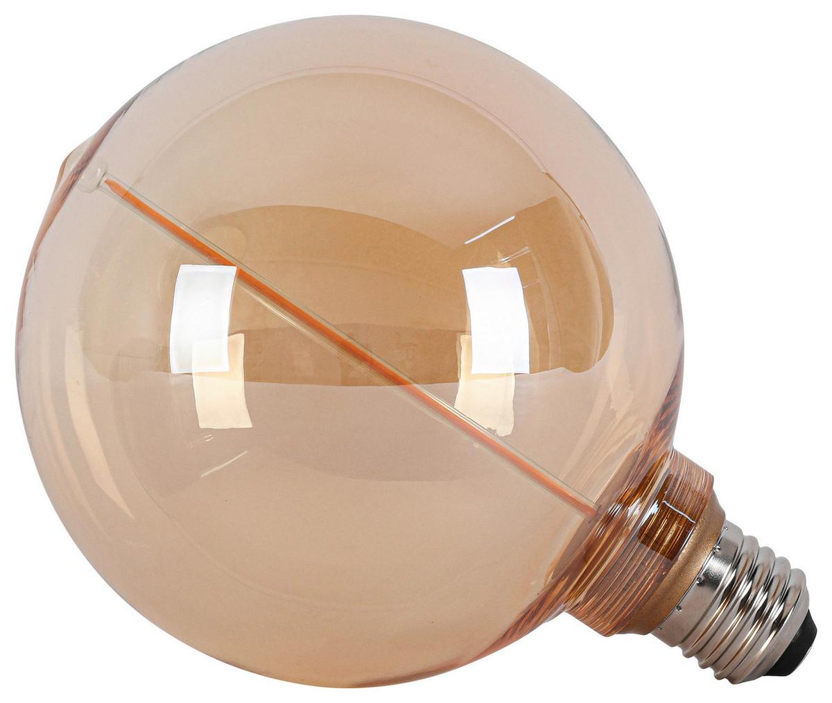 LED ŽIAROVKA C82222MM - jantárová, Konventionell, kov/sklo (12,5/16,6cm) - Modern Living