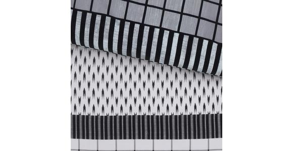 Bettwäsche Tiffany - Schwarz/Weiß, MODERN, Textil - Luca Bessoni