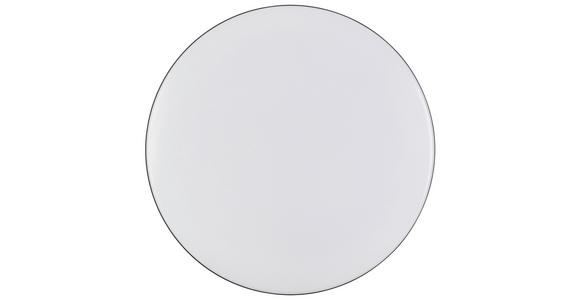 LED-Deckenleuchte Fritzi Ø 30 cm - Schwarz/Weiß, MODERN, Kunststoff/Metall (30/6,5cm) - Luca Bessoni