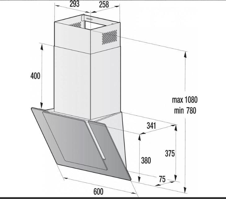 Digestoř Mora OV 686 GW - bílá, Basics (60/38/34cm) - Mora