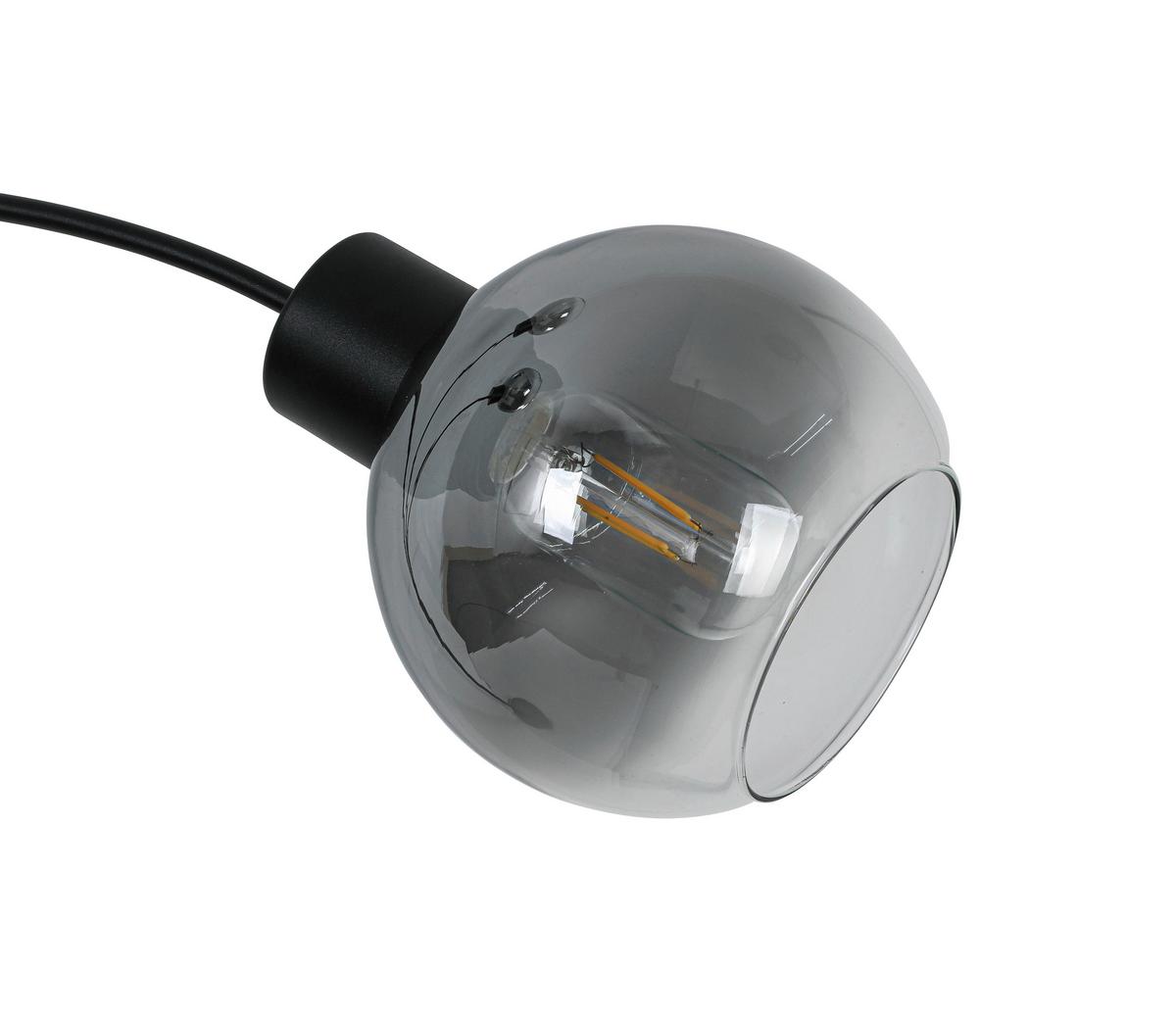 STOJACÍ LAMPA GITTI - černá, Moderní, kov/plast (63/160cm) - Mömax