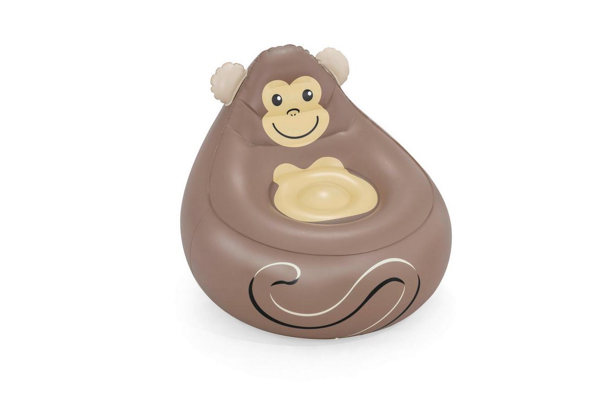 Luftsessel Sandro - Schwarz/Braun, KONVENTIONELL, Kunststoff (72/72/64cm) - Bestway