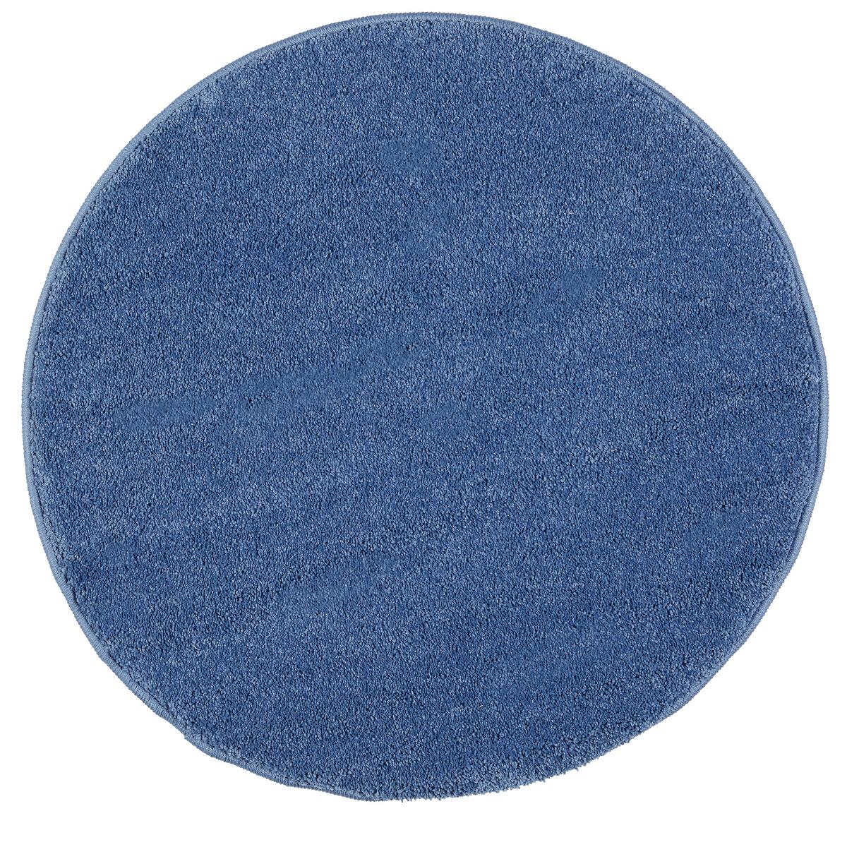 Všívaný koberec Justin, P: 80 cm, modrá - modrá, Moderní, textil (80cm) - Modern Living