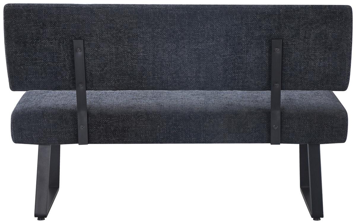 SEDACÍ LAVICE LUISE 2 - černá, Moderní, kov/textil (140/90/64cm) - Mömax