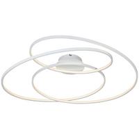 STROPNÉ LED SVIETIDLO WILMA - biela, Modern, kov/plast (65/80/15,5cm) - Mömax