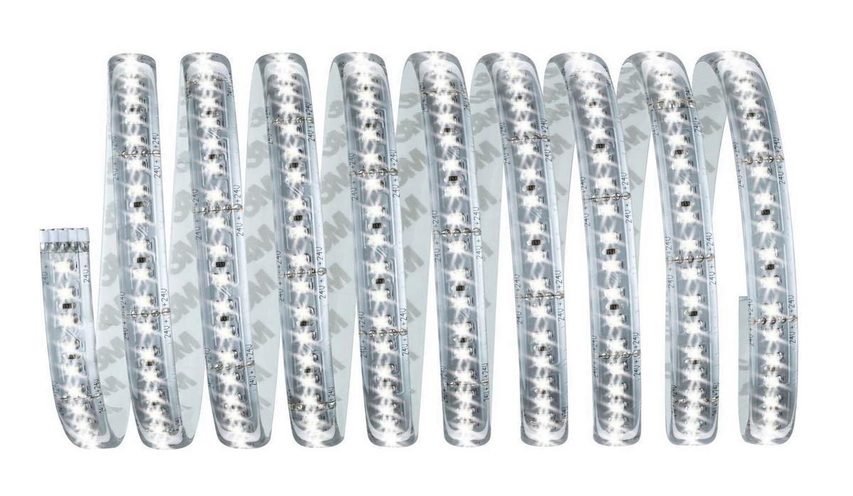 Led-streifen Max L: 3,50 Cm - Silberfarben, Design, Kunststoff (350/1,25/0,4cm) - Paulmann