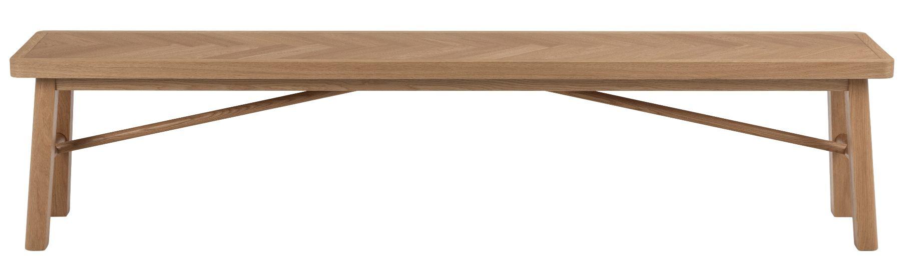 Lavice Galway Dyha Dub - barvy dubu, Basics, kompozitní dřevo (200/45/36cm)