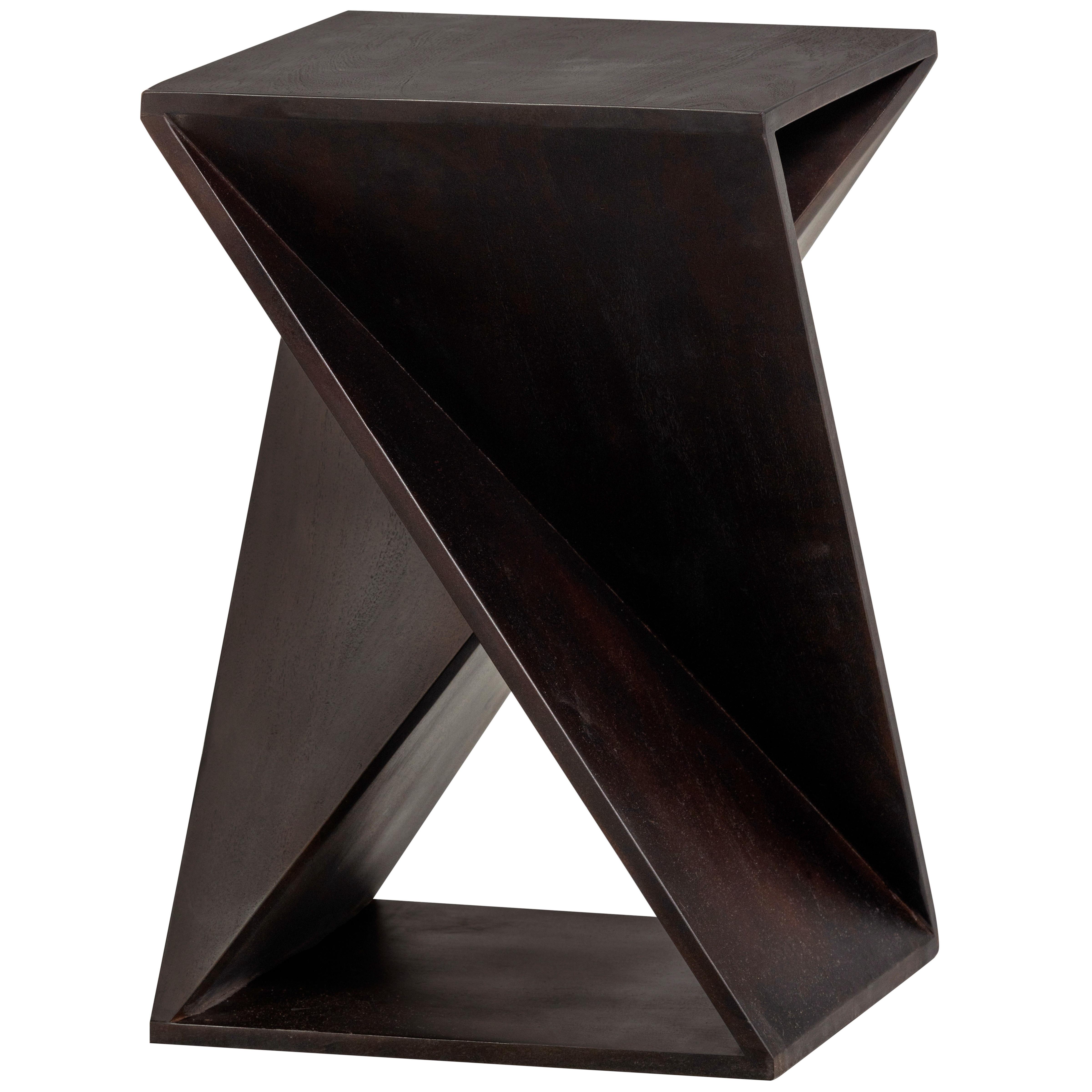 Beistelltisch Ikem Dunkelbraun B: 41 cm - Dunkelbraun, Design, Holz (41/41/61cm) - Livetastic