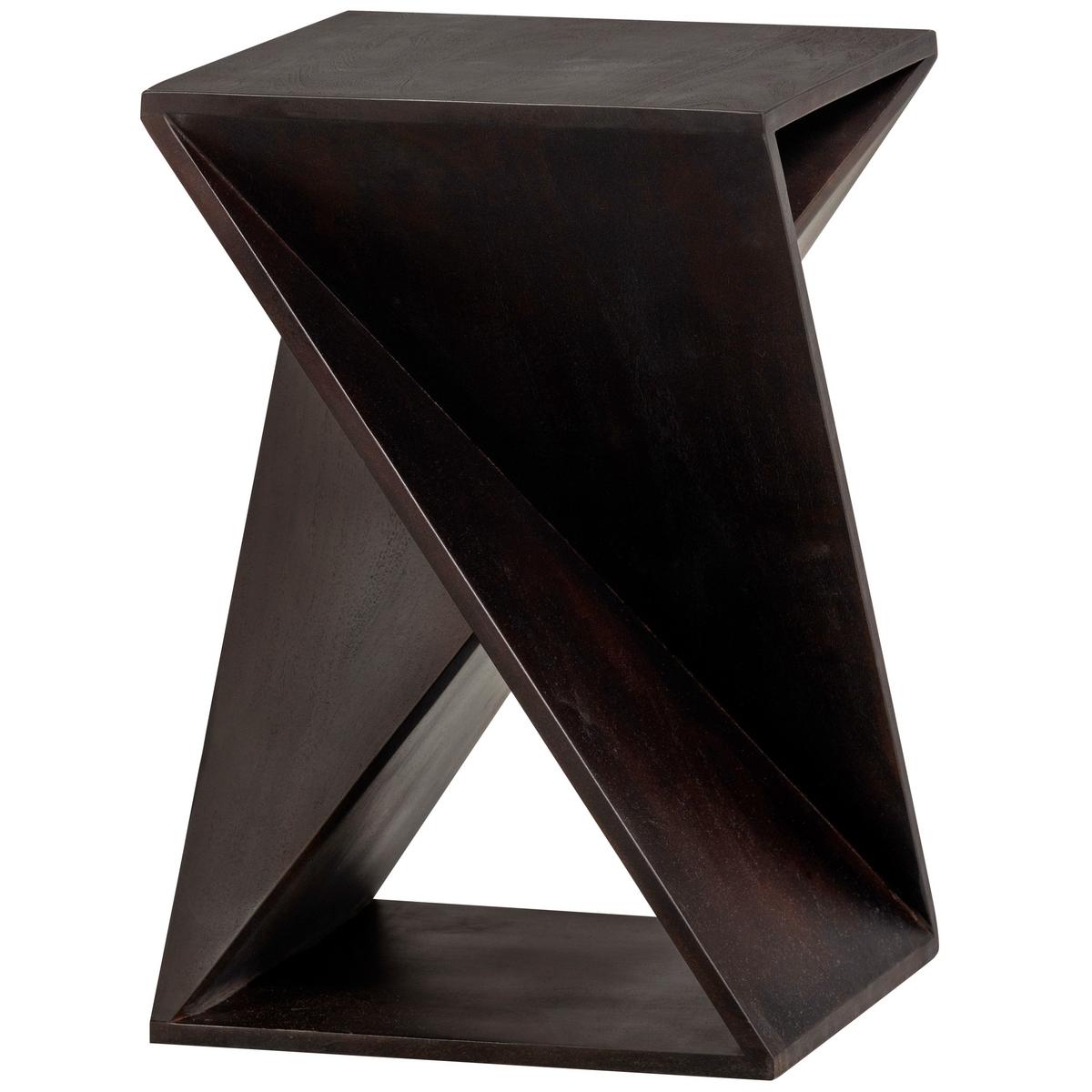 Beistelltisch Ikem Dunkelbraun B: 41 cm - Dunkelbraun, Design, Holz (41/41/61cm) - Livetastic