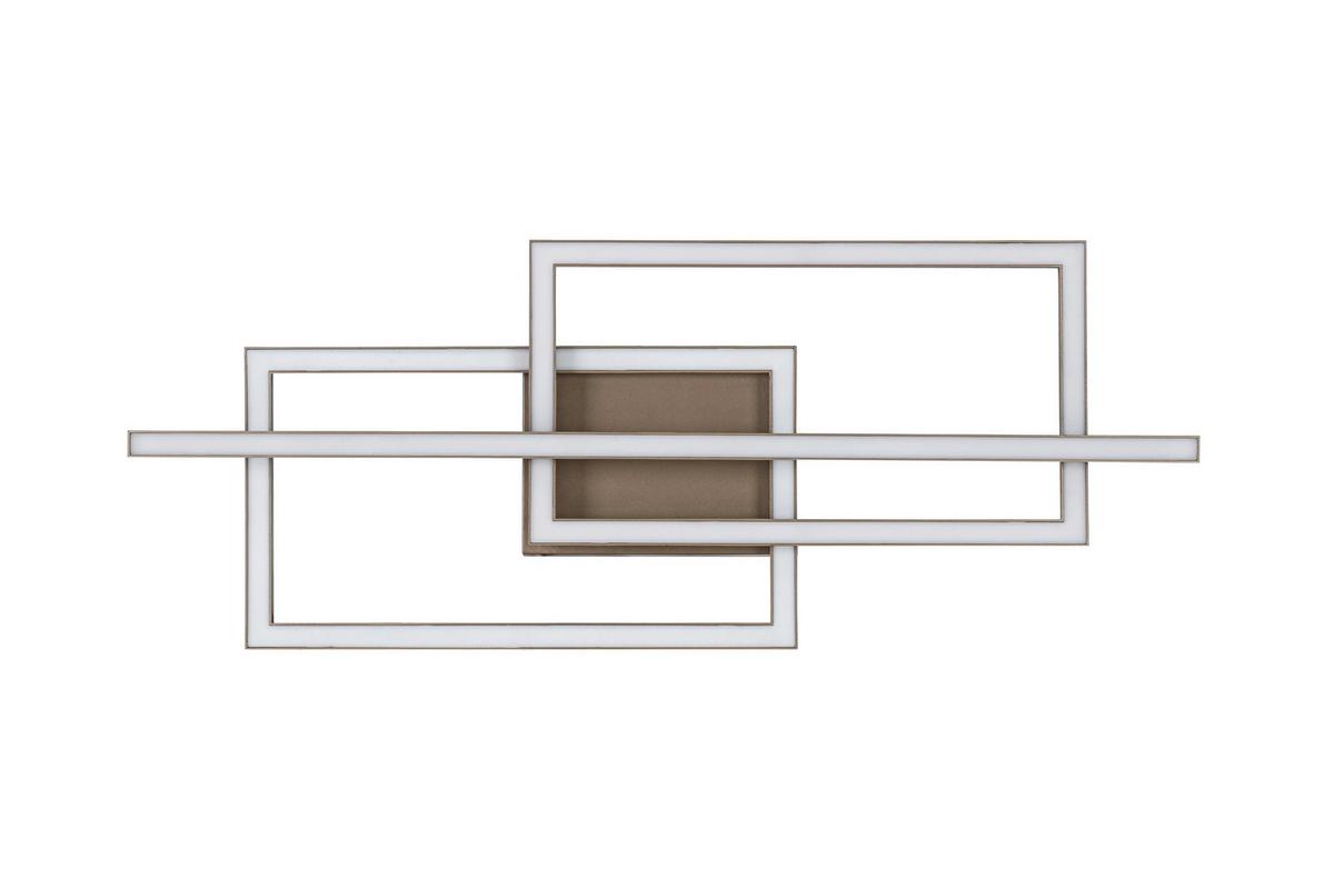Led Mennyezeti Lámpa Deni - cappuccino, Modern, műanyag/fém (63/24,5/7,7cm) - Luca Bessoni