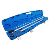 Drehmomentschlüssel Abtrieb Silberfarben/Blau L: 179,5 cm - Blau/Silberfarben, Basics (179,5cm)