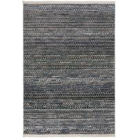 Flachwebteppich Camino Blue 200x300 - Blau, Basics, Textil (200/300cm)
