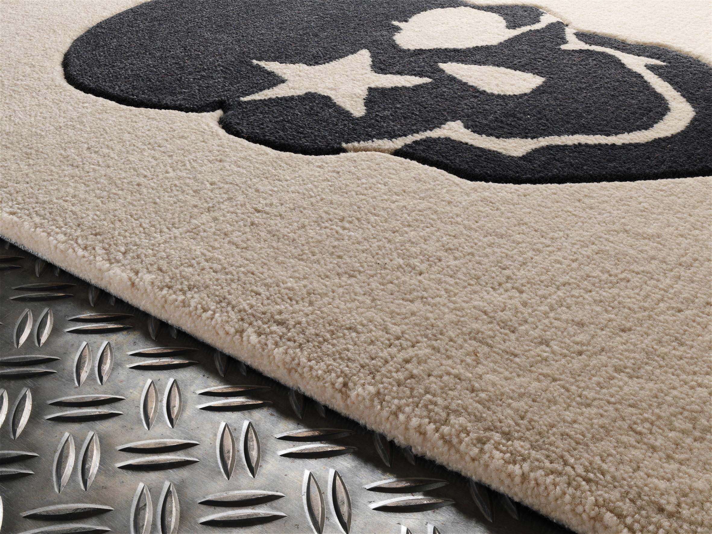 Kinderteppich Totenkopf Beige 200x300 Cm - Beige, Trend, Naturmaterialien/Textil (200/300cm)