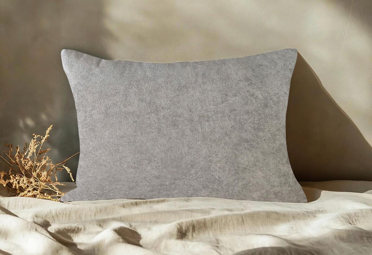 ZIERKISSEN ELKE - Anthrazit, MODERN, Textil (50/70cm) - Luca Bessoni