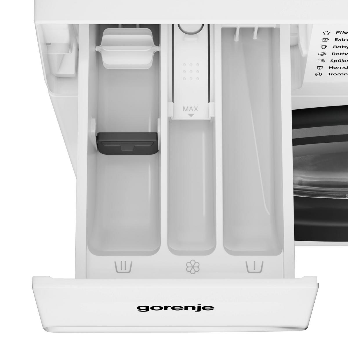 Waschmaschine WG2PS64AP2/AT Füllmenge ca. 6 kg, EEKL: A - Weiß, Basics, Kunststoff/Metall (59,5/84,5/43,5cm) - Gorenje