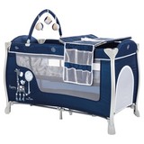 Reisebett Supreme 4040-01 - Dunkelblau, MODERN, Kunststoff/Metall (120/76/60cm) - Fillikid