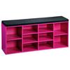 Schuhregal 1598413 - Pink/Schwarz, Basics, Holzwerkstoff/Textil (103,5/48/29,5cm) - Kesper