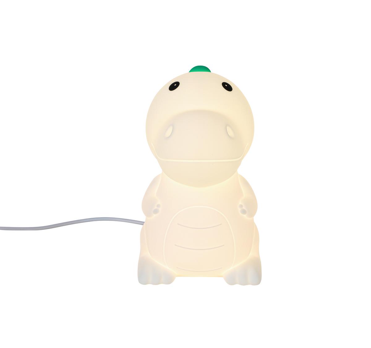 NOČNÍ SVĚTLO DINO - bílá, Moderní, plast (8,5/13,8/13,5cm) - Mömax